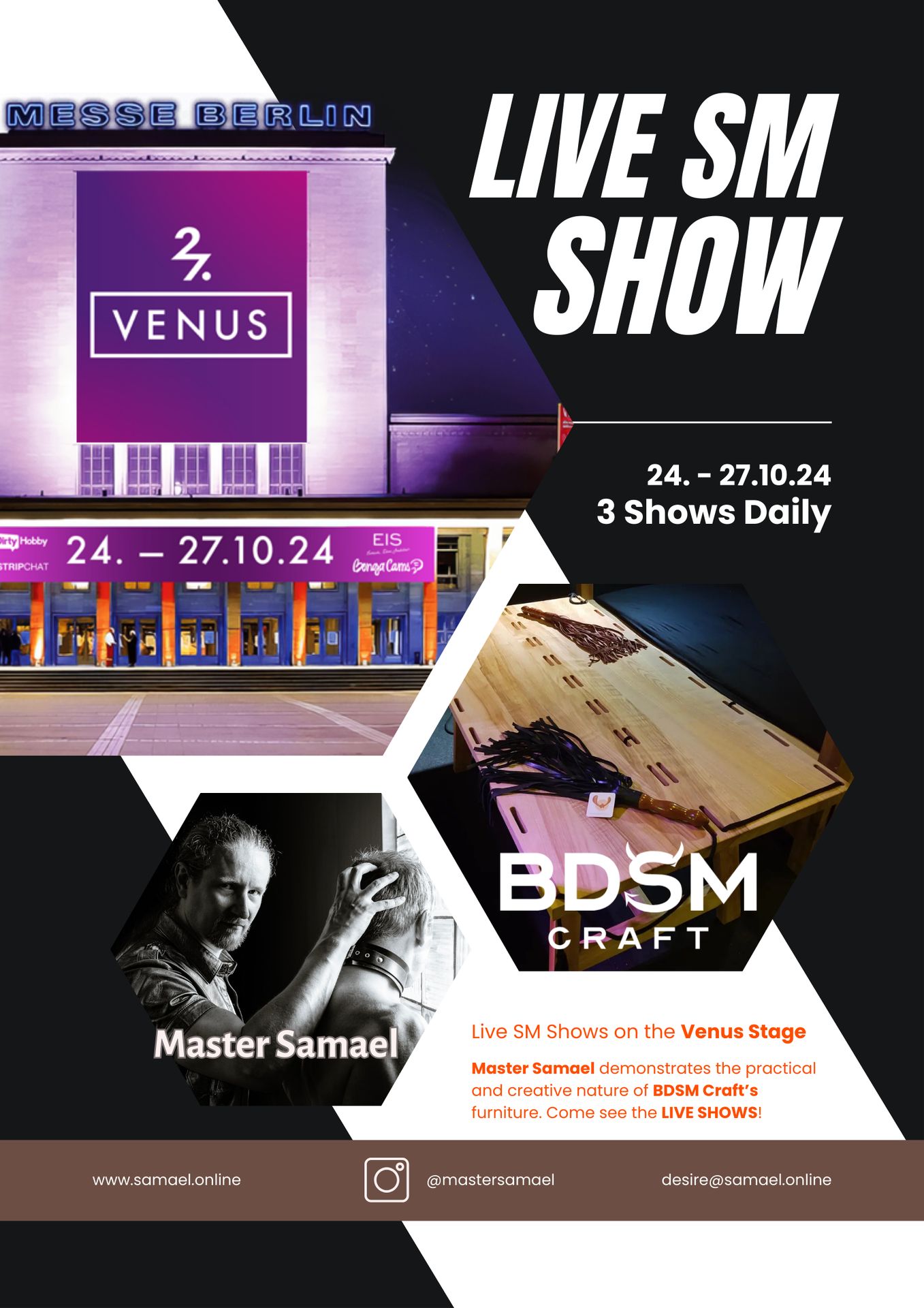 BDSM Craft x Master Samael - Venus Berlin Live SM Show poster