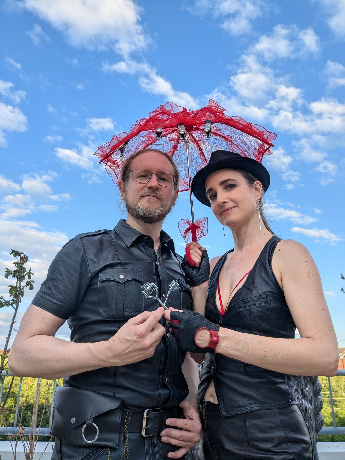 Hekate and Master Samael on a Berlin rooftop