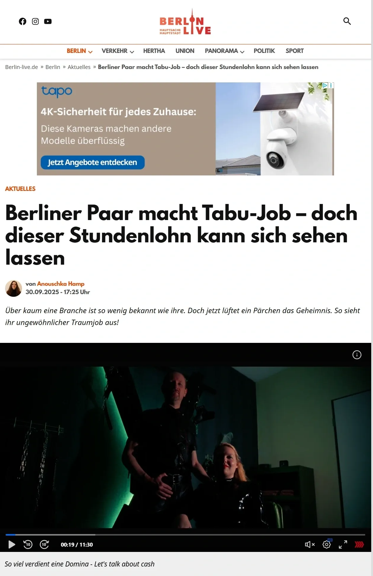 Berlin Live - Master Samael feature