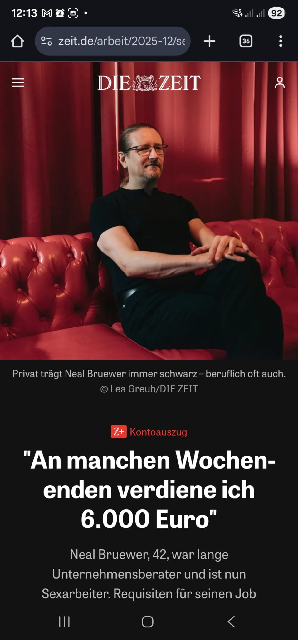Tagesspiegel - Master Samael feature